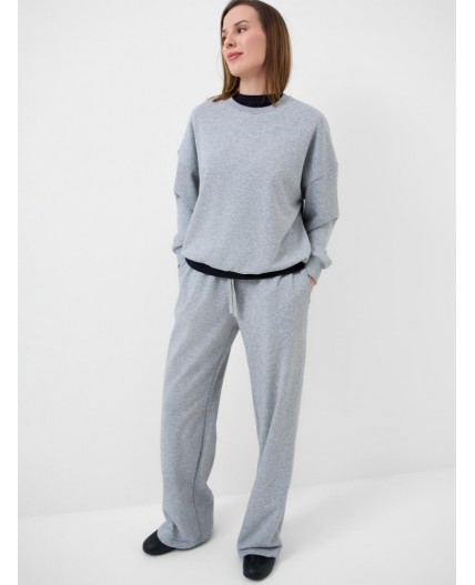 Брюки трикотажные для женщин grey melange