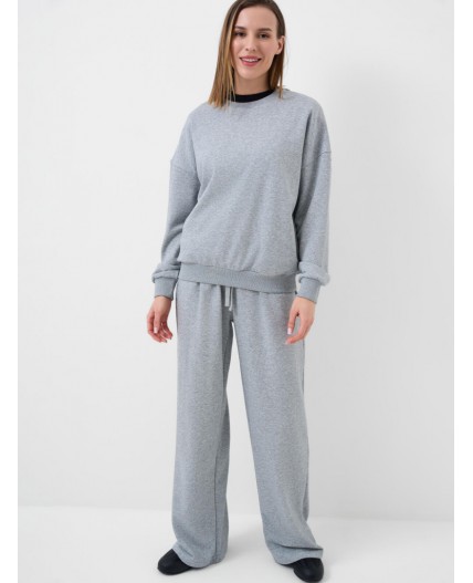 Брюки трикотажные для женщин grey melange