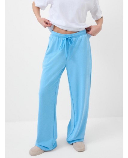 Брюки трикотажные для женщин light blue