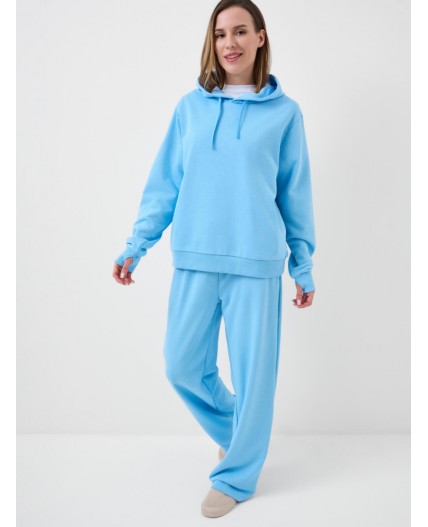 Брюки трикотажные для женщин light blue