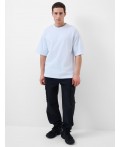 Фуфайка трикотажная для мужчин (футболка) white