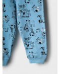 Комплект детский трикотажный для мальчиков: толстовка, брюки light blue, white, black