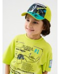 Кепка текстильная для мальчиков white, light green, turquoise
