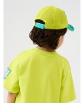Кепка текстильная для мальчиков white, light green, turquoise