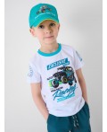 Кепка текстильная для мальчиков turquoise