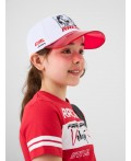 Кепка текстильная для девочек white