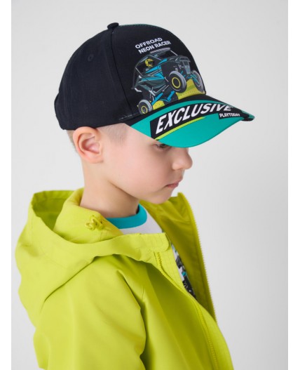 Кепка текстильная для мальчиков black, white