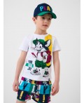 Кепка текстильная для мальчиков dark blue, green