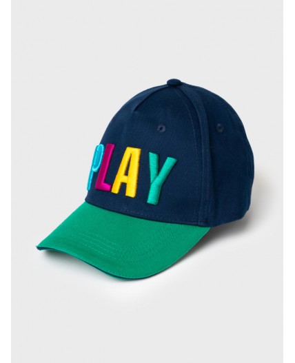 Кепка текстильная для мальчиков dark blue, green
