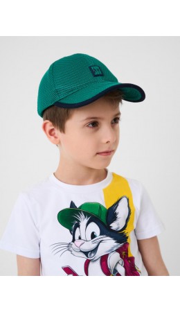 Кепка трикотажная для мальчиков green