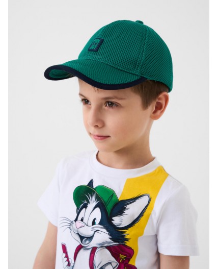 Кепка трикотажная для мальчиков green