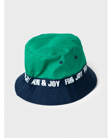 Панама текстильная для мальчиков dark blue, green