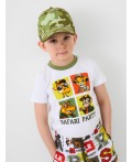 Кепка текстильная для мальчиков dark green, green, light green