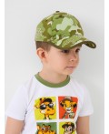Кепка текстильная для мальчиков dark green, green, light green
