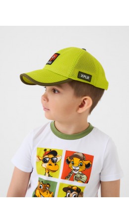 Кепка текстильная для мальчиков light green