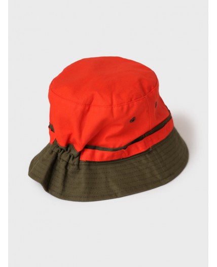 Панама текстильная для мальчиков red, dark green