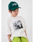 Кепка текстильная для мальчиков dark green