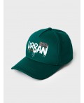 Кепка текстильная для мальчиков dark green