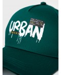 Кепка текстильная для мальчиков dark green