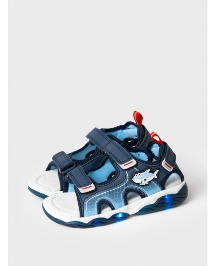 Сандалии для мальчиков тёмно-синий