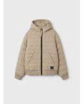 Куртка текстильная с полиуретановым покрытием для девочек beige