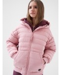 Куртка текстильная с полиуретановым покрытием для девочек pale pink