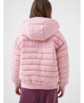 Куртка текстильная с полиуретановым покрытием для девочек pale pink