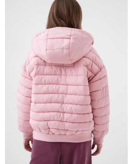 Куртка текстильная с полиуретановым покрытием для девочек pale pink