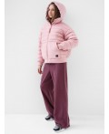 Куртка текстильная с полиуретановым покрытием для девочек pale pink