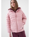 Куртка текстильная с полиуретановым покрытием для девочек pale pink