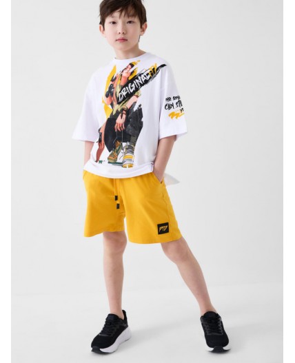 Полуботинки для мальчиков черный