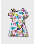 Платье трикотажное для девочек multicolor