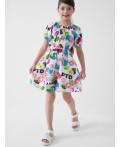 Платье трикотажное для девочек multicolor