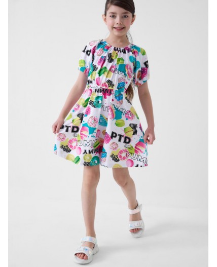 Платье трикотажное для девочек multicolor