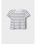 Фуфайка трикотажная для девочек (футболка) white, black