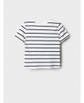 Фуфайка трикотажная для девочек (футболка) white, black