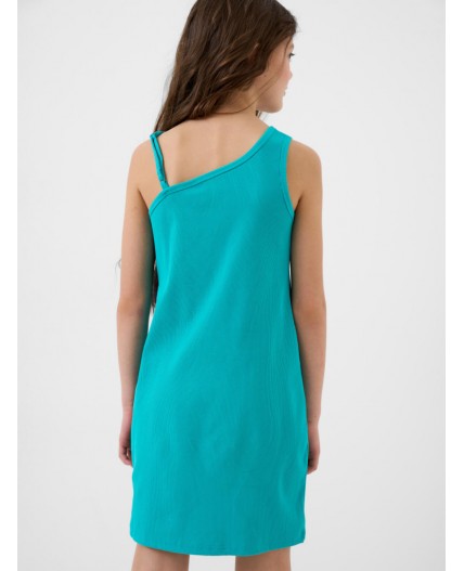 Платье трикотажное для девочек turquoise