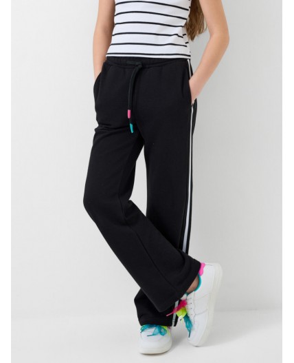 Брюки трикотажные для девочек black