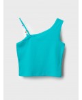 Топ трикотажный для девочек turquoise