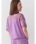 Джемпер трикотажный для девочек (футболка) lilac