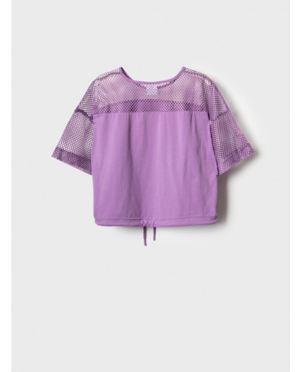 Джемпер трикотажный для девочек (футболка) lilac