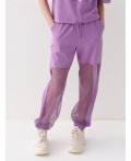 Брюки трикотажные для девочек lilac