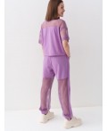 Брюки трикотажные для девочек lilac