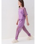 Брюки трикотажные для девочек lilac