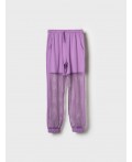 Брюки трикотажные для девочек lilac