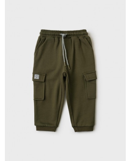 Брюки детские трикотажные для мальчиков dark green