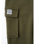 Брюки детские трикотажные для мальчиков dark green