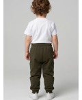 Брюки детские трикотажные для мальчиков, 2 пары в комплекте dark green, light green
