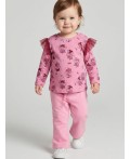 Брюки детские трикотажные для девочек pink