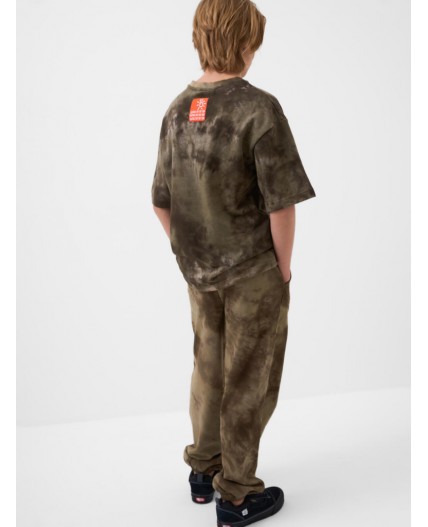 Брюки трикотажные для мальчиков olive